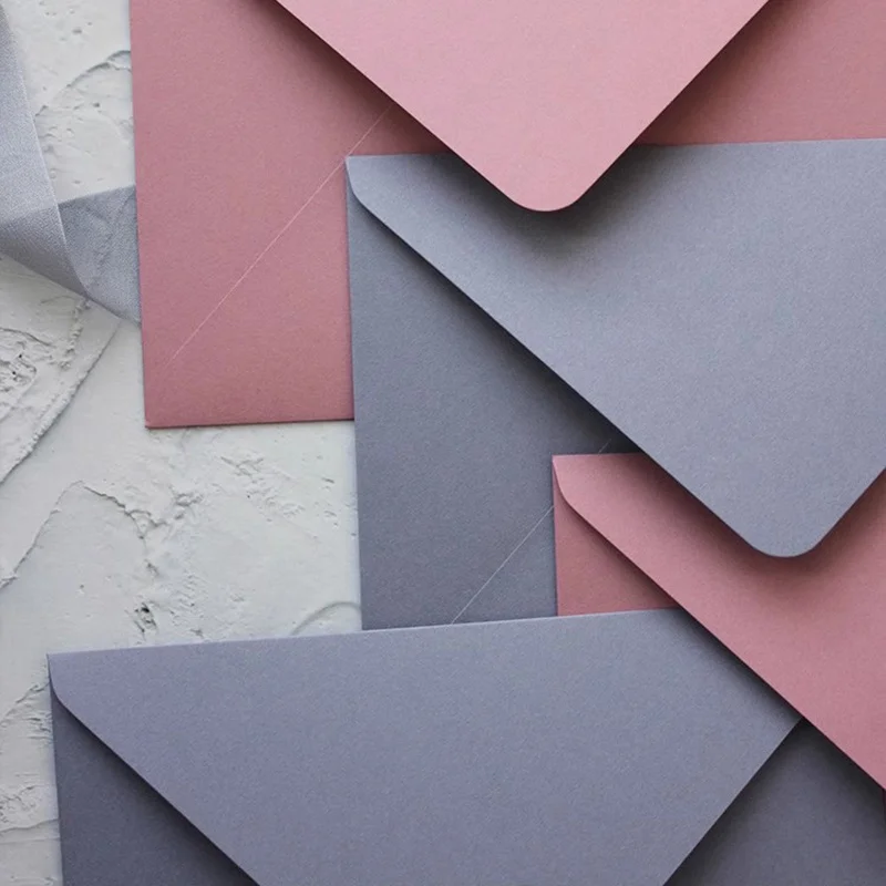 5PCS/Lot Simple Blank Paper Envelopes Wedding Invitation Business Envelope Gift DIY Decorative Supplies Envelope