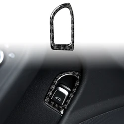 For Audi A4L A4 B8 2009-2016 Q5 2009-2017 A5 2008-2017 Accessories Carbon Fiber Interior Car Trunk Switch Trim Sticker Frame