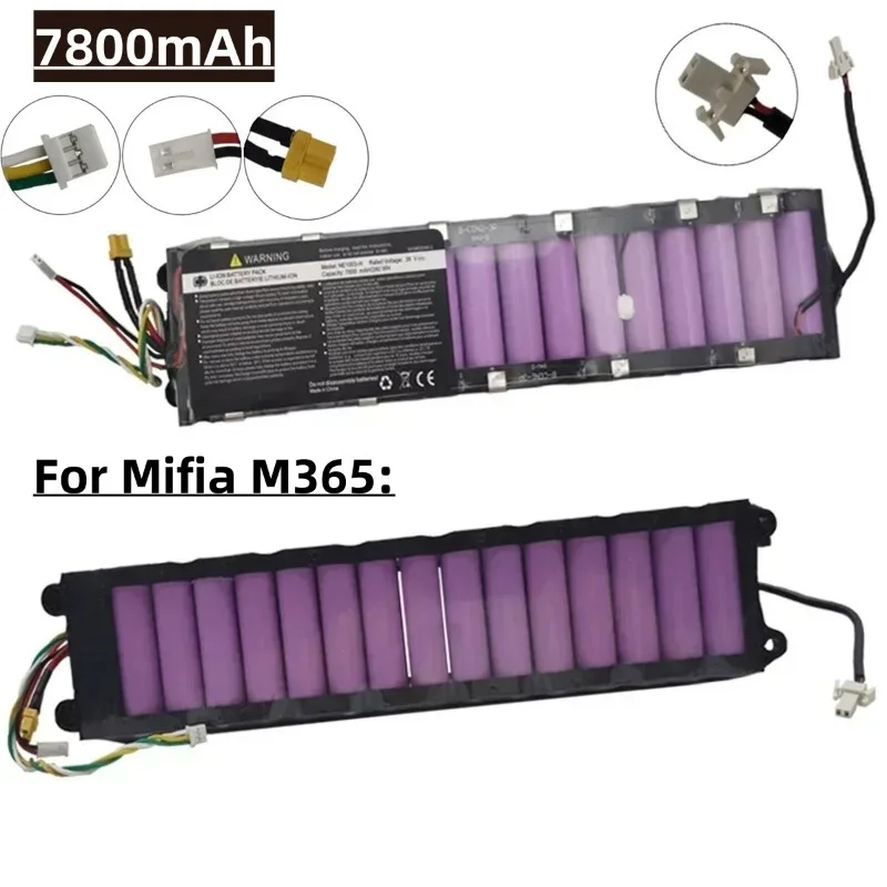 Li-ion Battery Suitable for Xiaomi Mijia M365 Scooter, Electric Scooter, Waterproof, Bluetooth Communication, 36V, 7800mAh