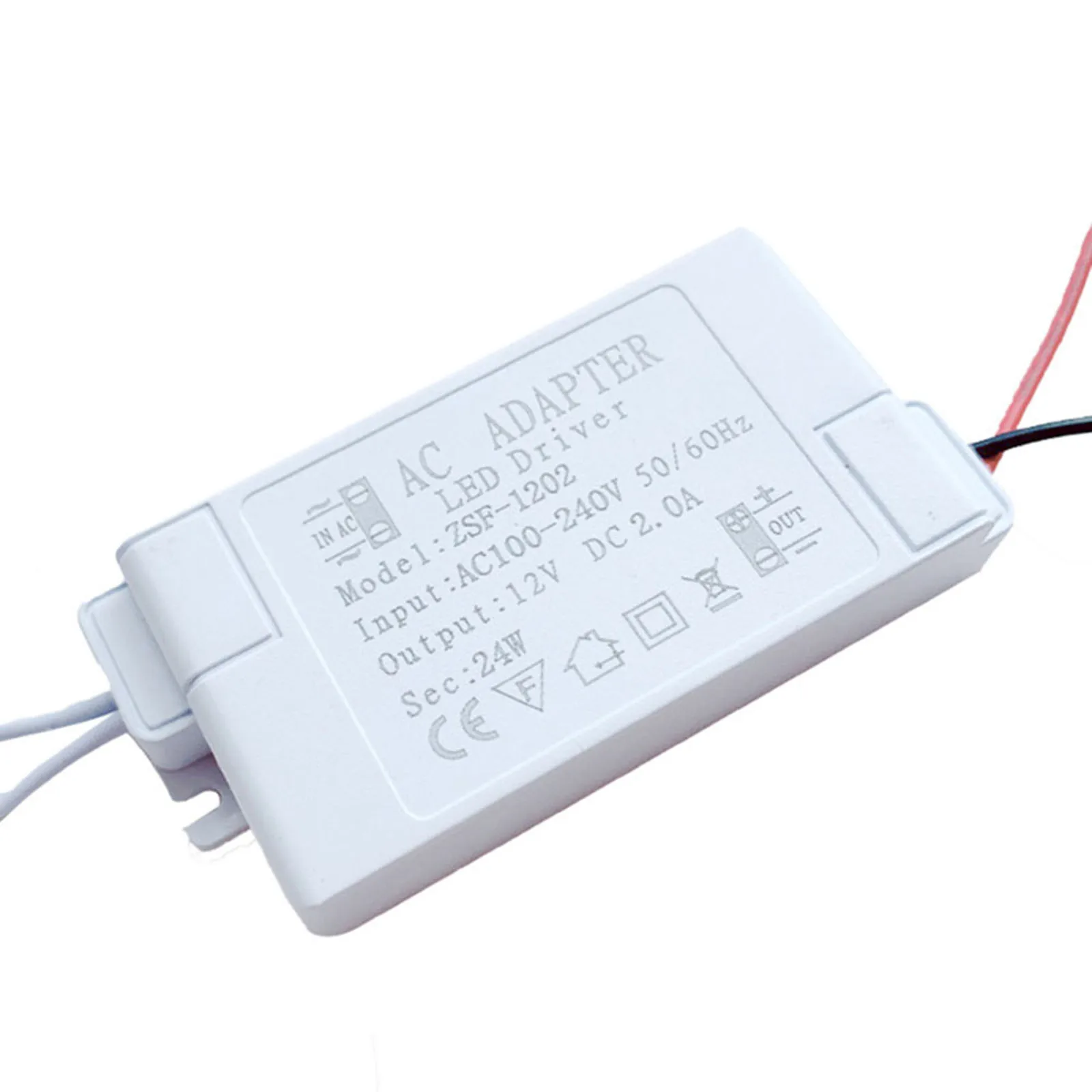 Energy Saving LED Transformer 24W 2A LED Driver Power Supply with Stable 12V Output for Homes and Commercial Uses