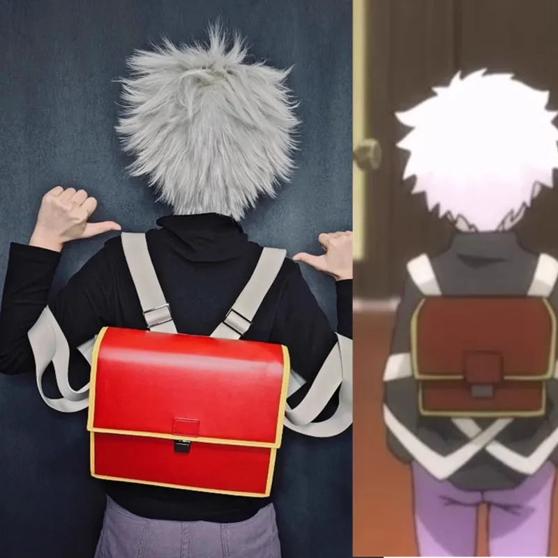 Mochila impermeable de Anime Hunter Killua, accesorios de disfraces de Cosplay, mochila Original para adolescentes, bolsa de moda de dibujos animados