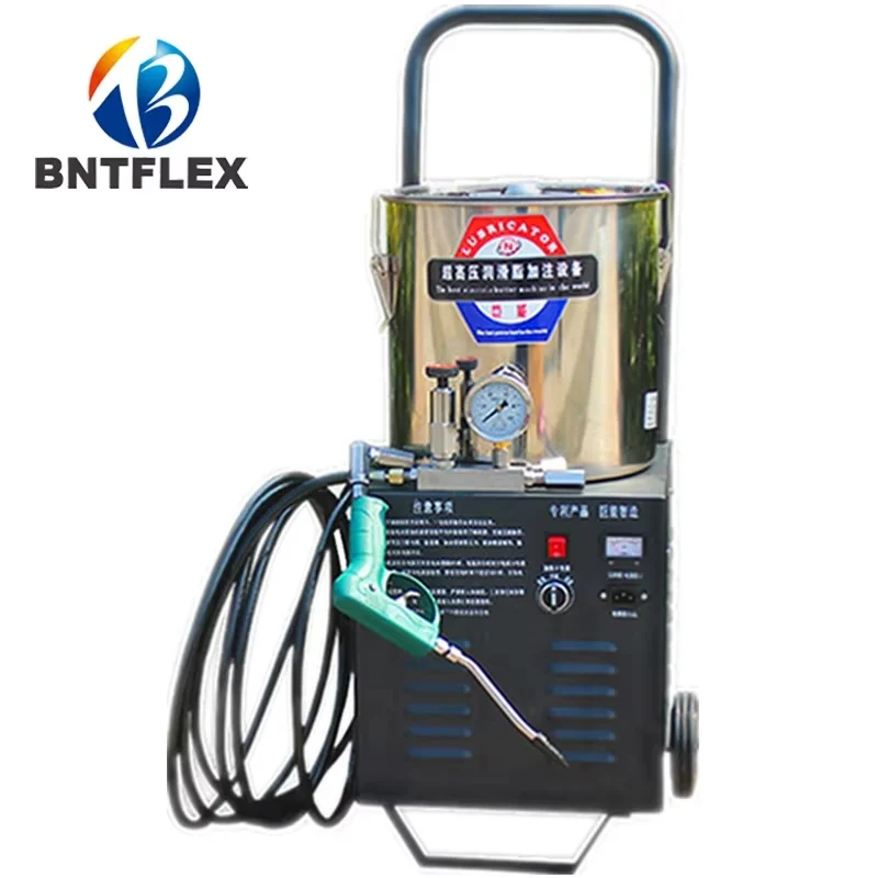 

20L Battery Rechargeable 48V electric grease machine greaser electric grease gun flow butter machine with heating function