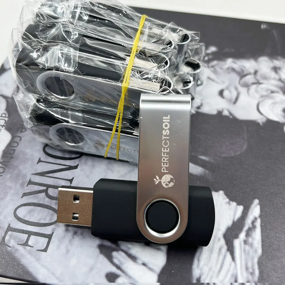 10 stks/partij USB 2.0 USB Flash Drive Flash-geheugenkaart 32 GB Pendrive 64 GB USB Stick 4 GB 8 GB 16 GB Memory Stick U Disk Gratis Logo