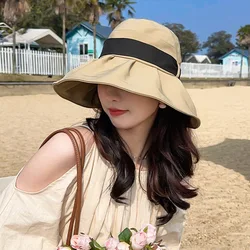 DorainDuolan Japanese Style Fisherman Hat Women's Summer2024New Shade UV Outdoor Ladies Hat
