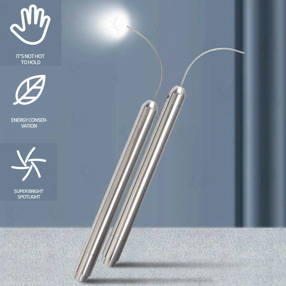 

Stainless steel optical fiber lamp import optical fiber lamp head ultra-fine lamp tube
