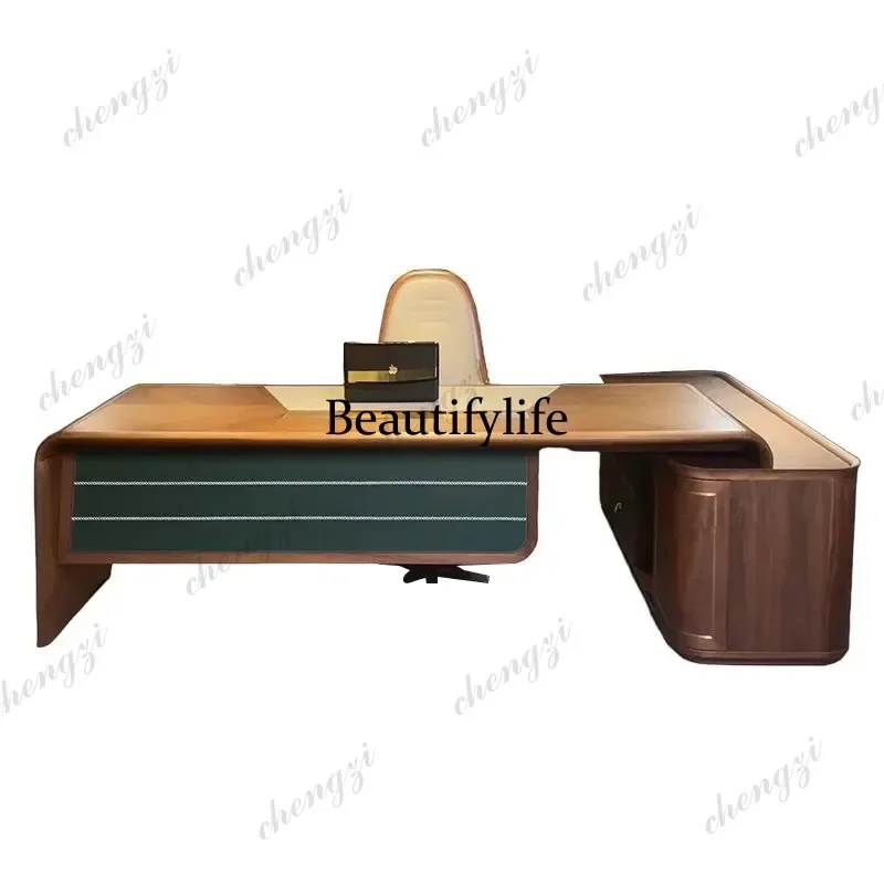 Escritorio Ejecutivo PPP, Resistente y Elegante, en Forma de L, Moderno, de Madera, para Computadora, Juegos y Estudio, Silla de Escritorio