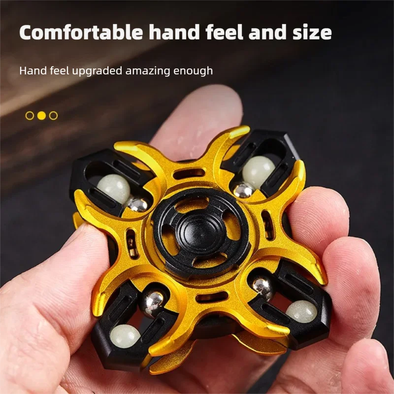 Creative Alloy Mech Fidget Toys Hand Spinner Antistress Adult Sensory Toys Linkage Fidget Spinners Gyro Stress Relief Toys Gifts