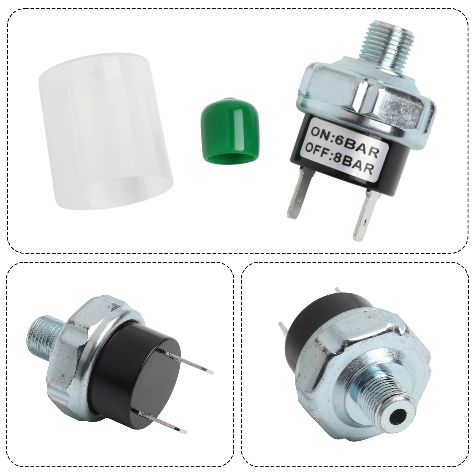 Automatic Air Compressor Switch Pressure Switch G1 4 External Thread Air Pressure Switch Compatible With AC DC
