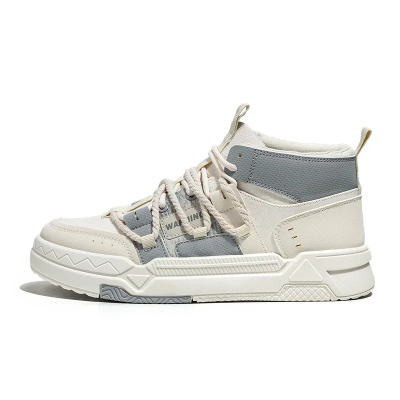 

Men's motorcycle shoes high top Korean version trendy sports board shoes