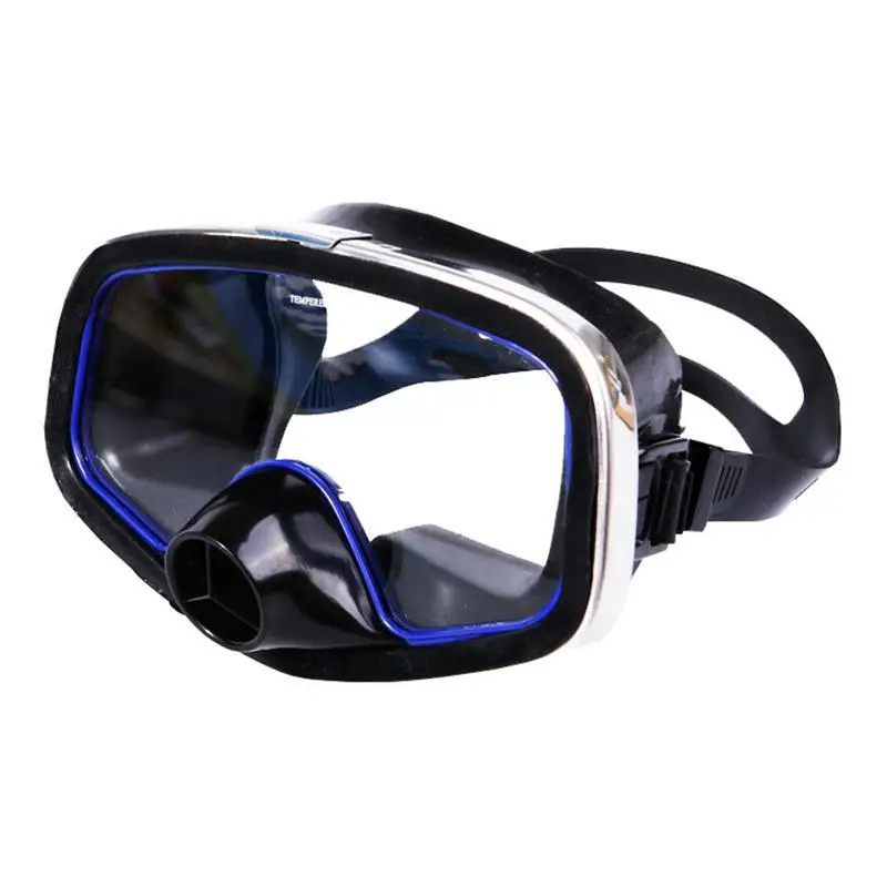 

Dive Goggles Anti Leak Swimming Face Cover Large Frame Swimming Masque Adult Scuba Diving Gear For Training Swimming