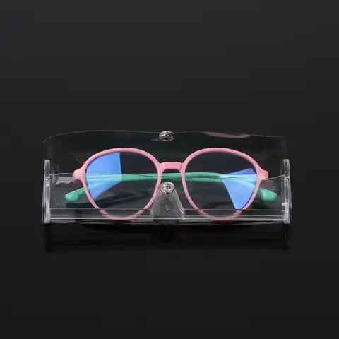 Women Waterproof Transparent Glasses Box Glasses Holder Eyeglasses Case Plastic