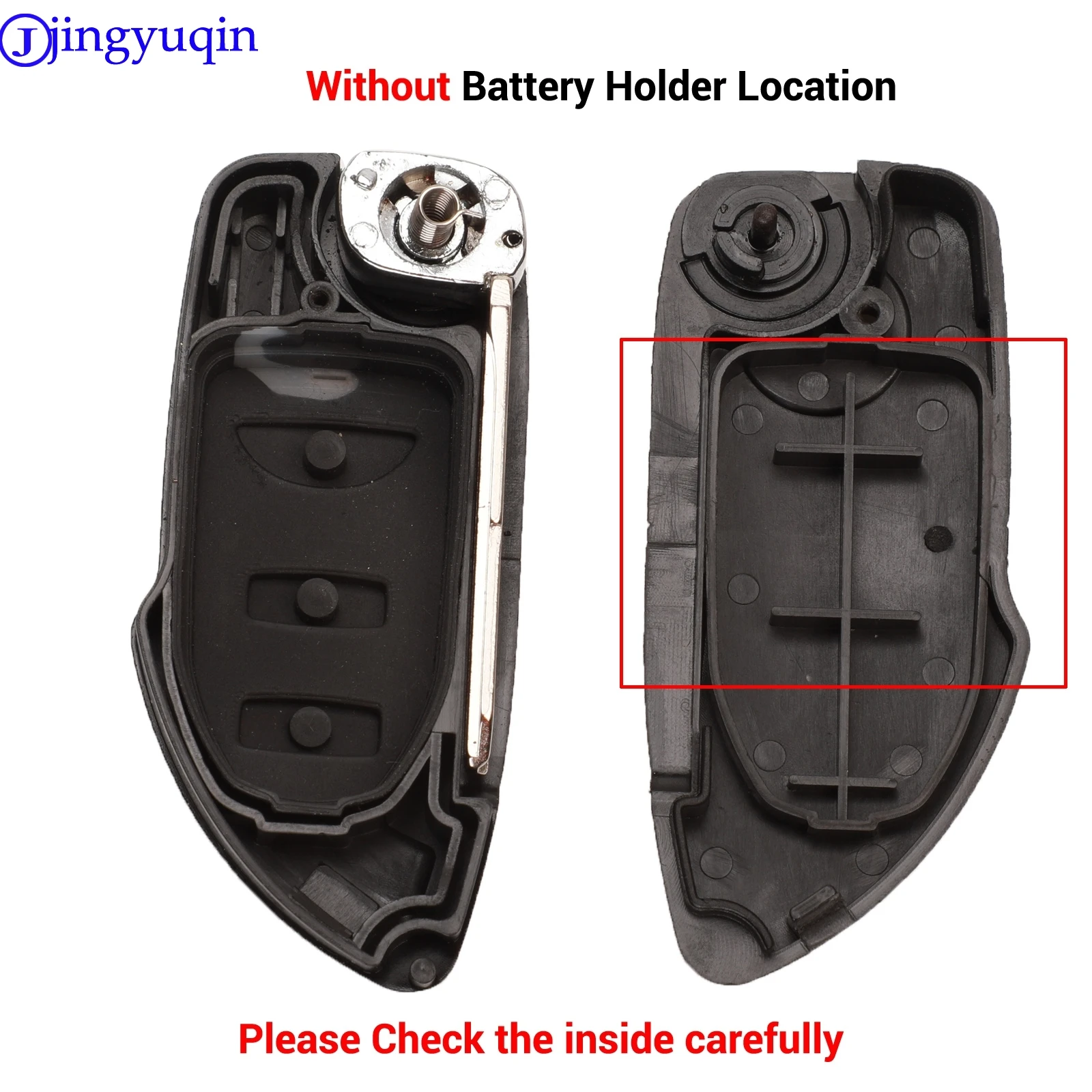 jingyuqin Modified 2b Key Shell Case Cover For Hyundai Elantra Santa Fe Eagle Terracan Atos  Trajet Fit For Kia Carens