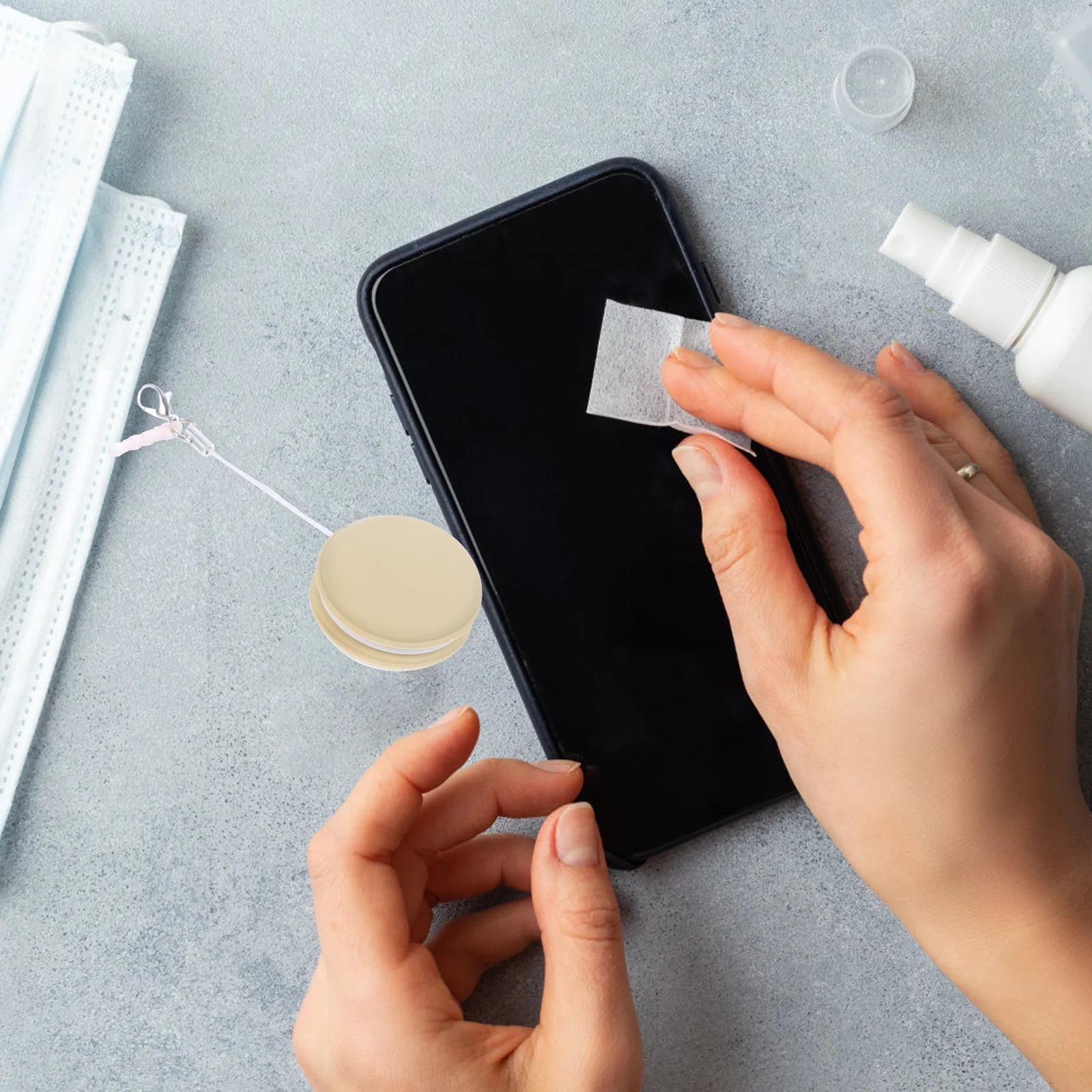 

2Pcs Electronic Device Cleaner Wipe Premium Screen Cleaner Lens Wipers for Phones Computers Tablets Mobile Phone Screen Cleaning