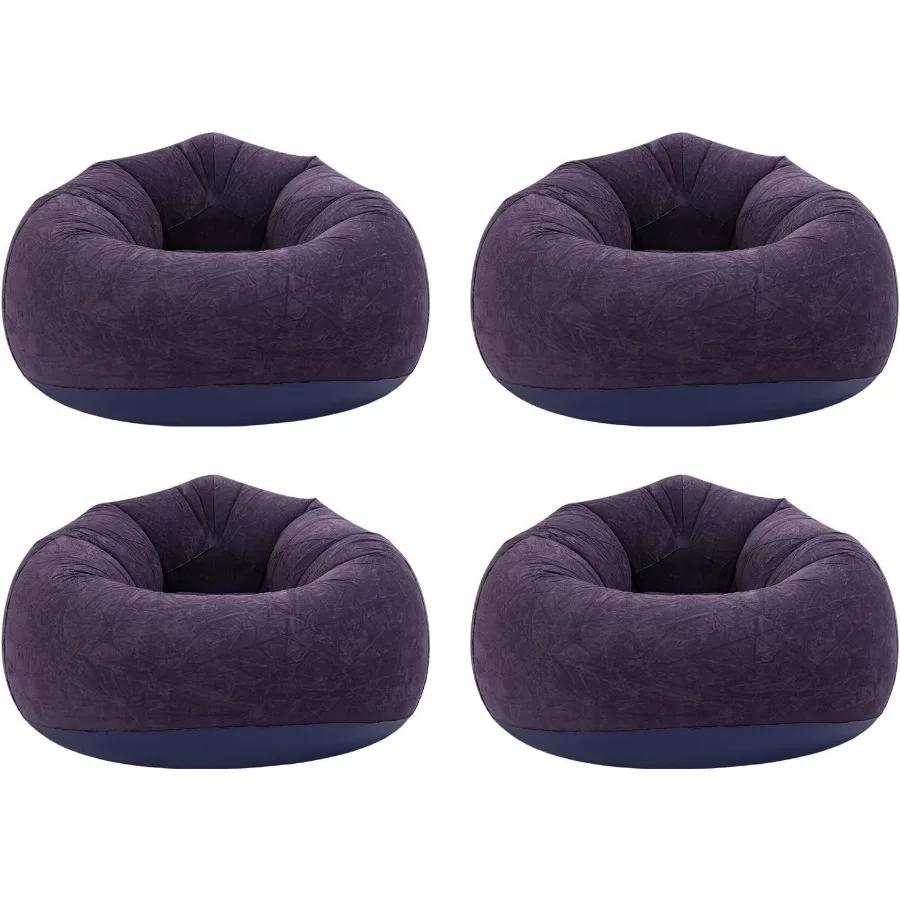 4 Pcs Inflatable Chair, Outdoor Bean Bag Chair