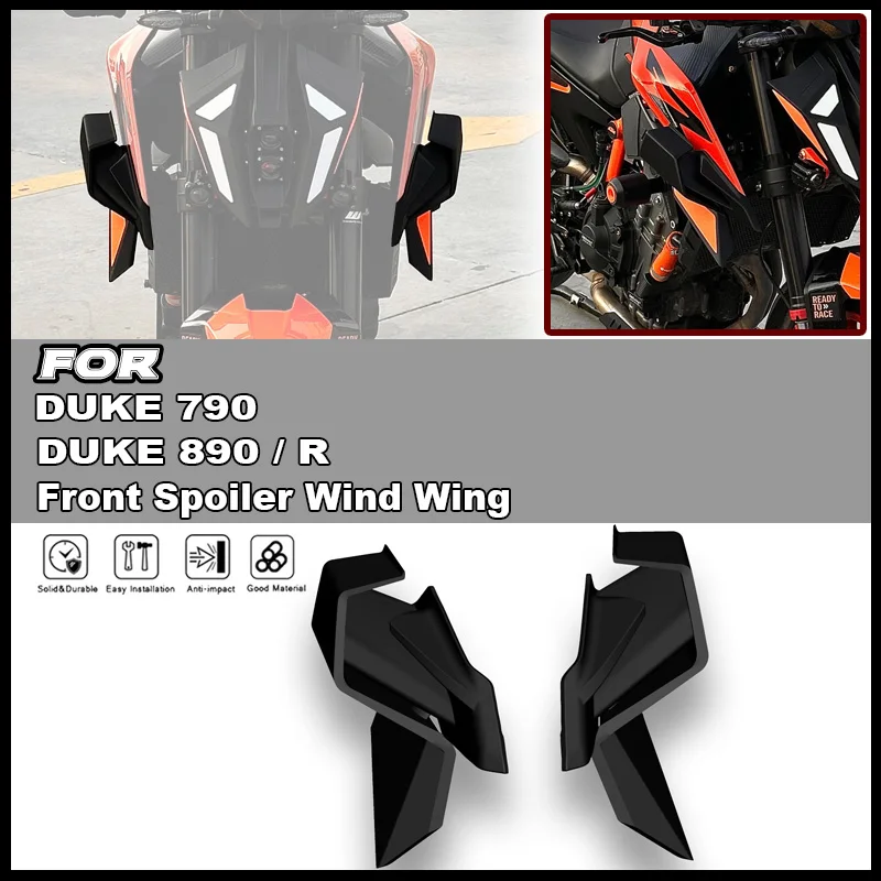 

Motorcycle side wings side fairing side spoiler aerodynamic winglets For DUKE 790 DUKE 890 / R Front spoiler Lower spoiler flank