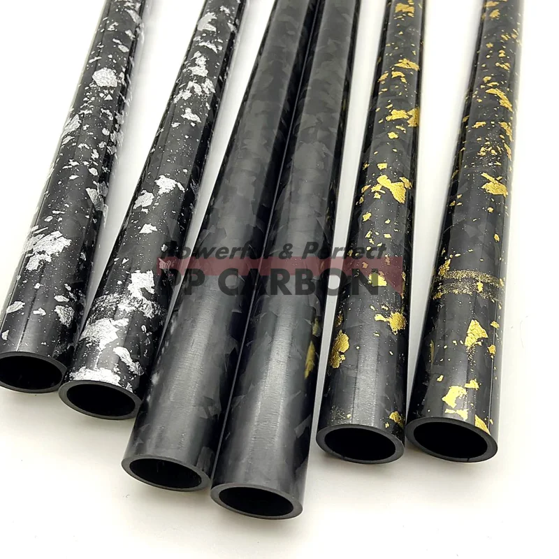 1000mm Forged Carbon Fiber Tube For RC Airplane Parts Glossy Colored Carbon Tube for CNC Machining 16mm 18mm 20mm 22mm