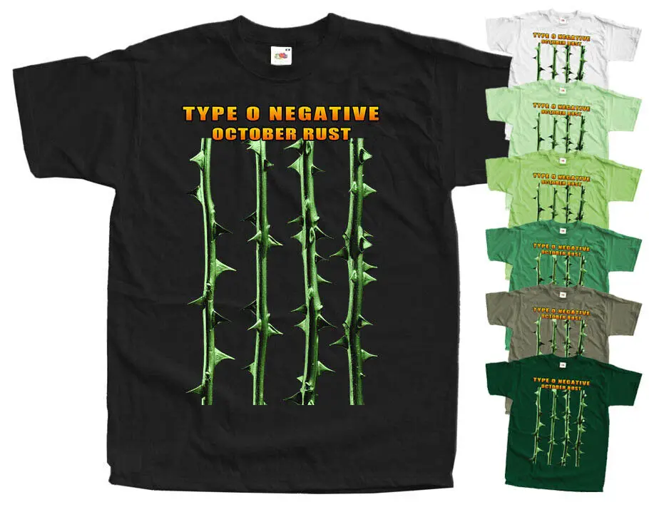 Type O Negative October Rust T SHIRT TEE Black Green White All Sizes S to 5XL