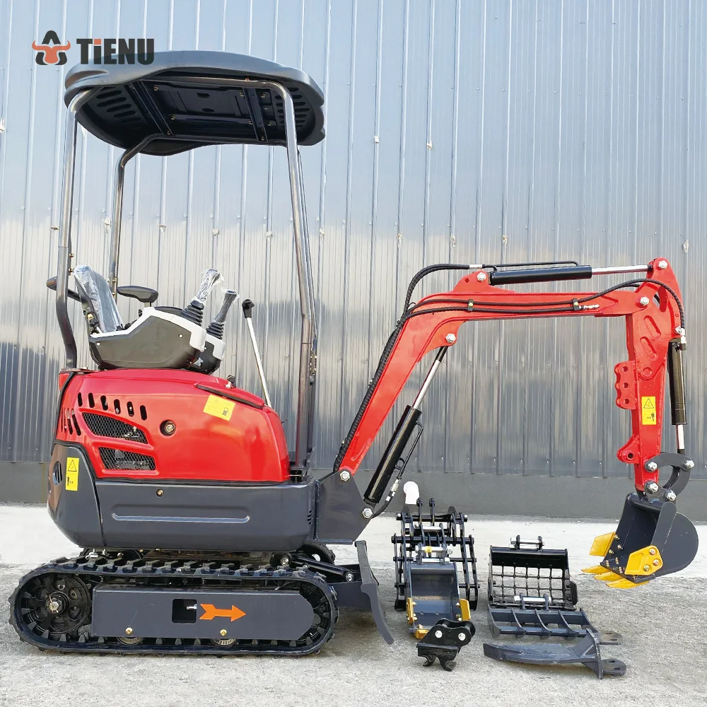 

China New 2ton Mini Excavator Kubota Engine CE EURO 5 Diesel Engine Farm Crawler Excavator Fast Shipping