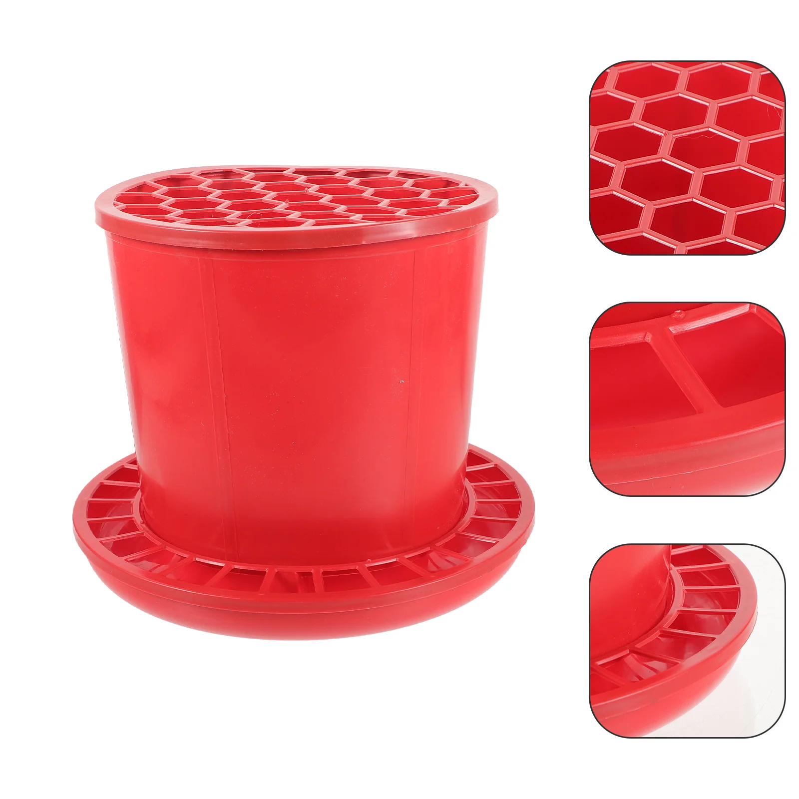 

Containers for Food Feeding Groove Bowl New Style Plastic Automatic Feeder Chicken