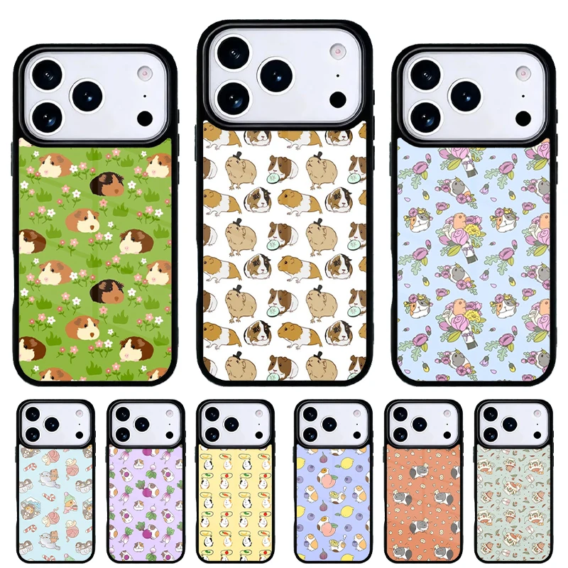 Funda trasera para iPhone con diseño de cobaya – Compatible varios modelos