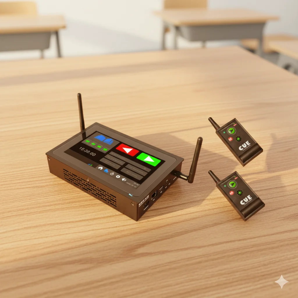 

Беспроводной презентер Amoonsky AMS-CUE_Plus PPT Page Flipper и таймер для 4 компьютеров, дальность 100 м, зеленый лазер