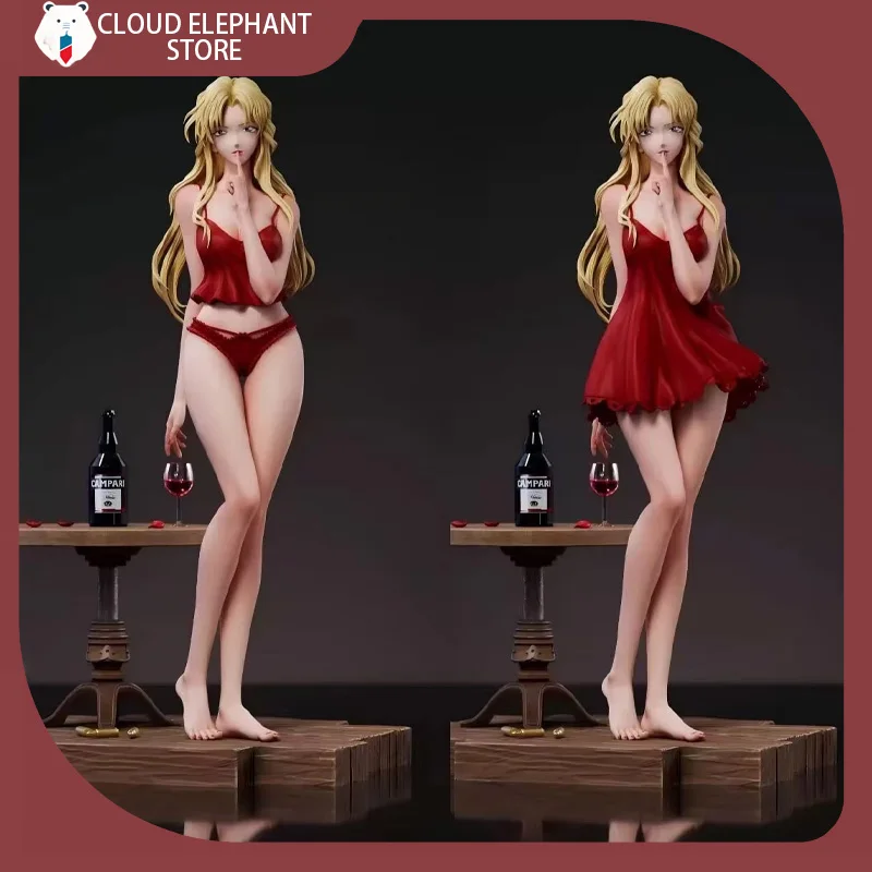 

Latest St Vermouth Detective Conan Anime Figure 31cm Movable Pvc1/6 Scale Gk Statue - Red Nightgown Sexy Pose Model Toy Ornament