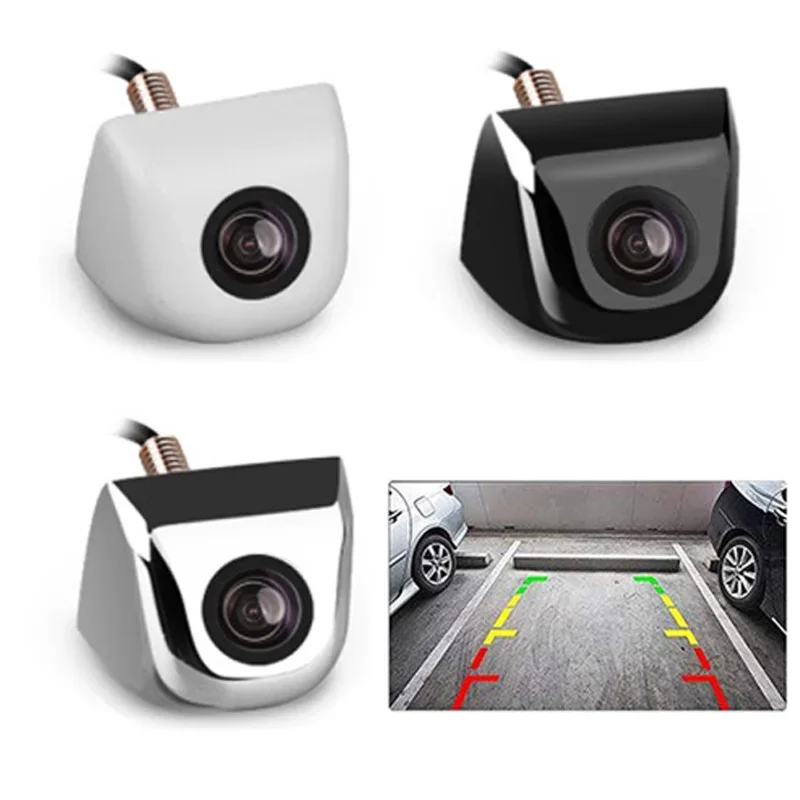 Car Reversing Camera Rear View Screw External CCD High-definition 170° Wide Angle Night Vision Waterproof Metal Parking Camera