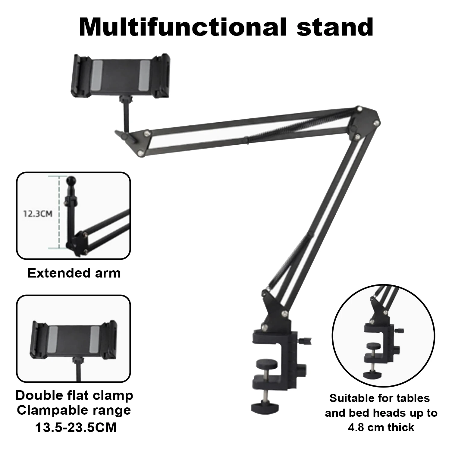 

Регулируемая подставка-держатель для планшета KVM Tattoo Photography Artist: устойчивая, без дрожания, для прямых трансляций, для тату-мастеров и съемки.
