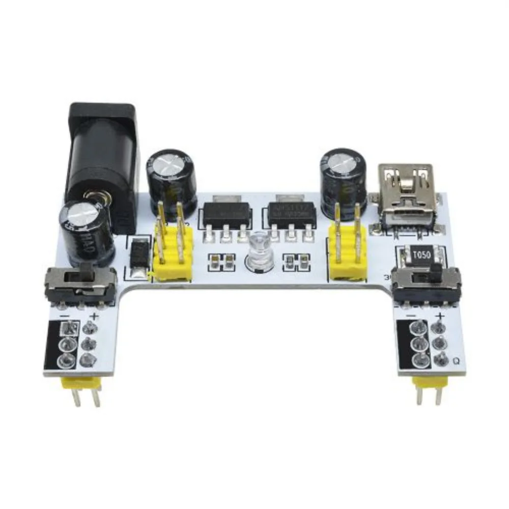 DC 3,3 V 5V Micro Mini USB MB102 módulo de placa de pruebas de 2 canales MB102 módulo de alimentación de placa de pruebas MB-102 placa de pan sin soldadura