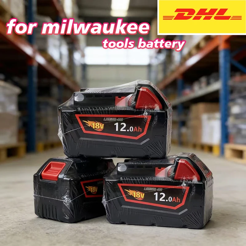 

Аккумуляторный блок 2026 M18 12.0Ач для инструментов Milwaukee 18В, совместимый с REDLITHIUM, для непрерывной работы на строительных площадках