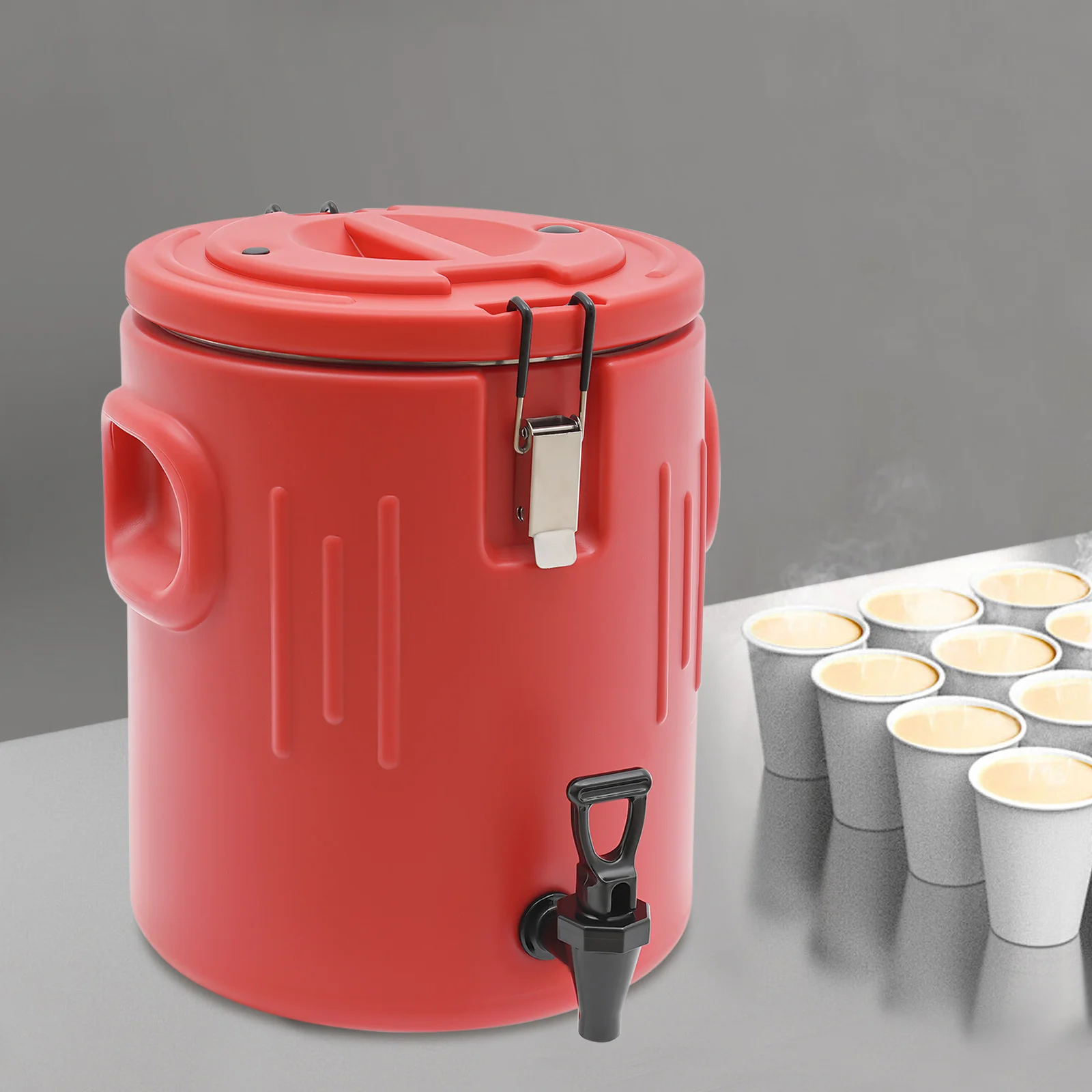 

Insulated Beverage Dispenser, Party Drink Cooler with Spigot, Outdoor Picnic Water Jug, 20L Camping Cooler, Tailgating Dispenser