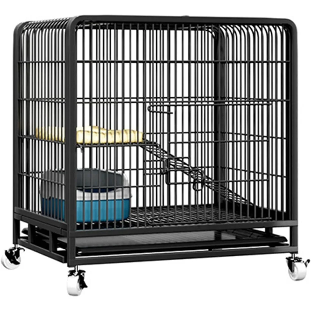 

Large Cat Cage Indoor: Metal Cat Enclosure - Cat Kennel for Indoor Cats