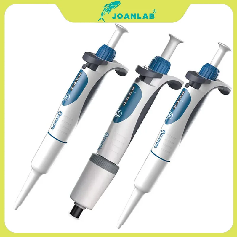 JOANLAB Laboratory Pipette Autoclavable Digital Adjustable Micropipette Lab Pipettor With Pipette Tips