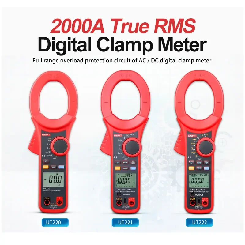 UNI-T UT213A UT213B UT213C Digital Clamp Meter Multimeter Pliers Ammeter Voltmeter Auto Range Professional Electrician Tester - view 5