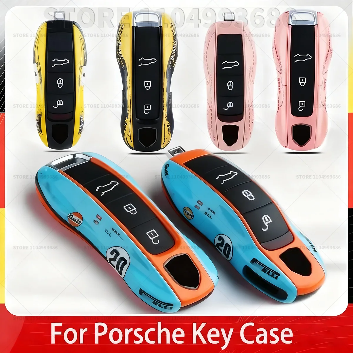 لبورشه كايين 718 ماكان باناميرا 911 ماكان بوكستر كايمان استبدال قذيفة حافظة مفاتيح السيارة عن بعد استبدال غطاء الملحقات #1