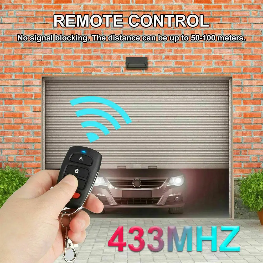 Universal Car Garage Door Remote Control Key Cloning Electric Key Copy Remote Smart Control Opener Key Fob 433MHz Replaceme Z7R5