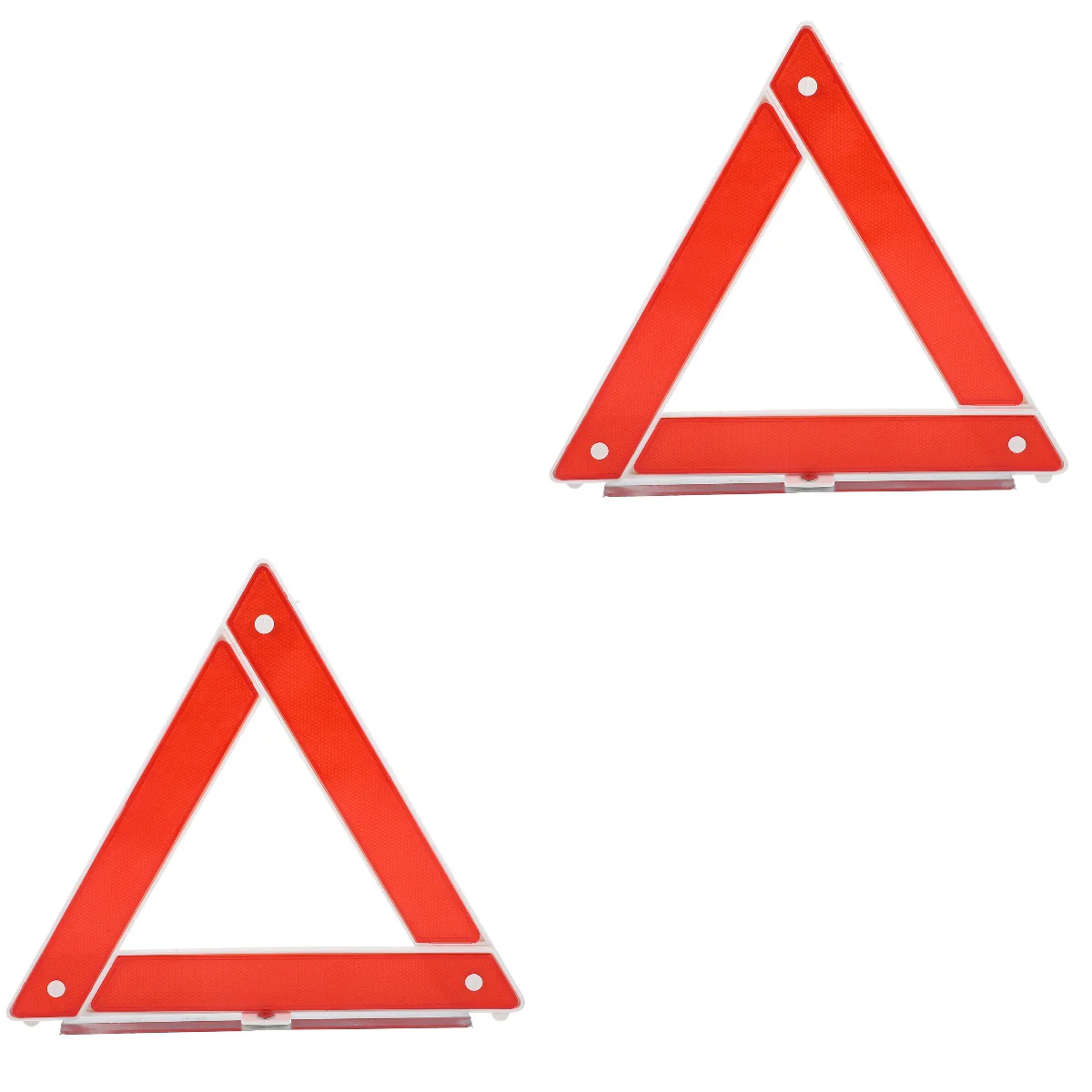 

2 PCS Warning Triangle Road Safety Kit Emergency for Vehicles Sign Triangles Roadside Truck Kits Trucks Reflectors