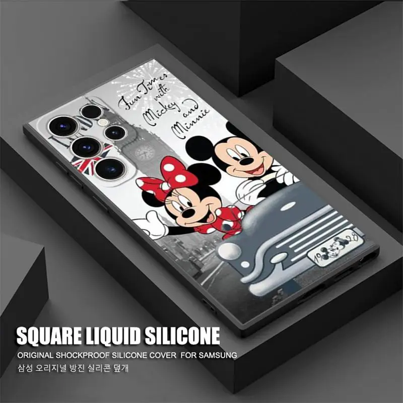 Mickey Minnie Comics Phone Case for Samsung Galaxy S23 Ultra S22 S21 FE S20 S10 S10E Note 20 10 Plus Coque