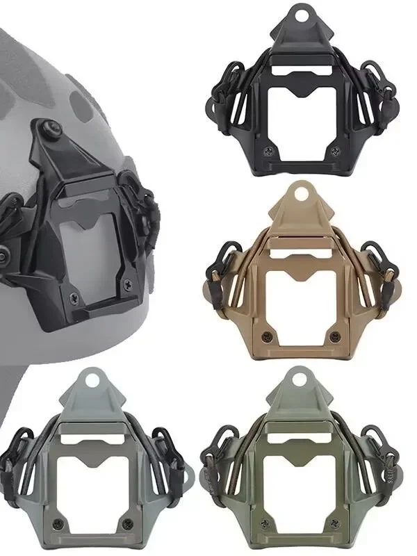 Tactical Helmet VAS Shroud Mount Adapter Aluminum Alloy Three Hole NVG Mount Night Vision Fast Helmet Bracket Accessories