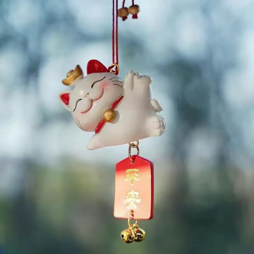 

Japanese Lucky Cat Car Pendant Cute New Year Hanging Car Ornaments Creative Kawaii Car Interior Accessories Home