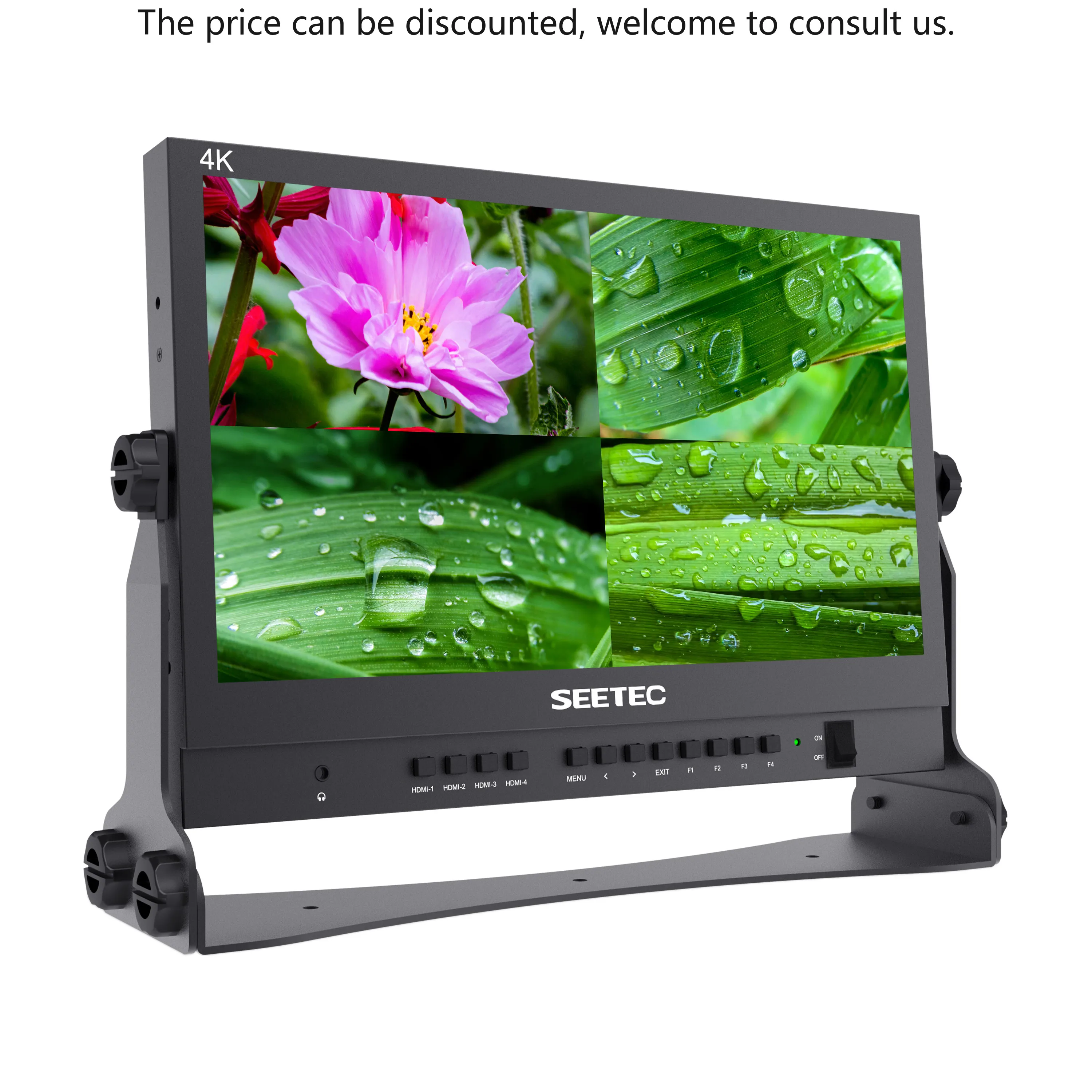 

SEETEC ATEM156 Professional Quad HDMI Broadcast Director Monitor Multi-Format Switcher Companion For Live Studio Production