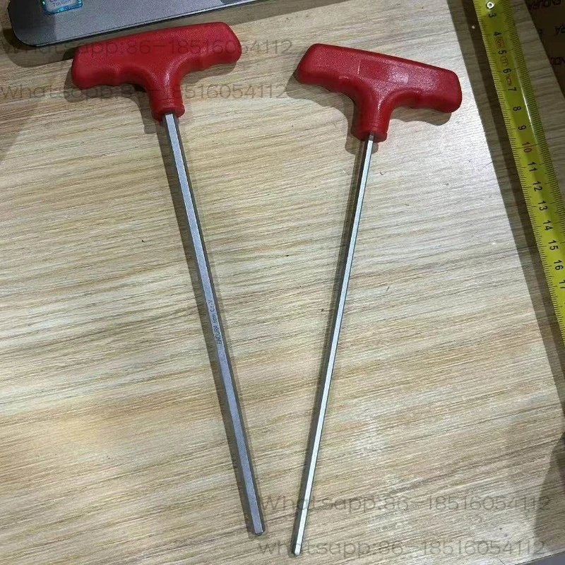 Manufacturer's stock T-shaped hexagonal wrench 4MM-6MM gong vanadium steel material 5pcs