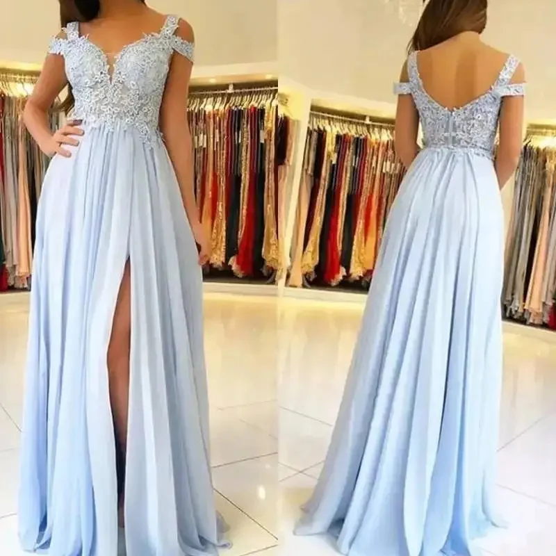 Exquisito vestido de fiesta de satén sin mangas con Espalda descubierta, calcomanía elegante, vestido de bola plisado hasta el suelo para ocasiones formales