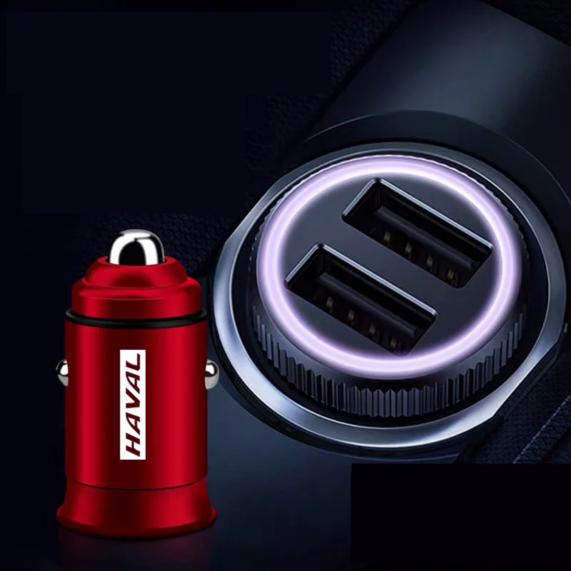 For HAVAL H9 2017-2022 Car Phone Charger Car Cigarette Lighter Power Car Charger USB Socket high quality Cost-effective