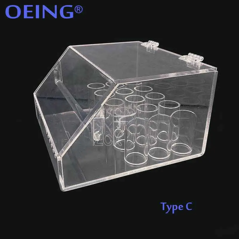 OEING Orthodontic Ligature Tie Box  Power Chain Placer Organizer Dental Arcylic Dispenser Ortho Elastic Chain Storage Box Holder