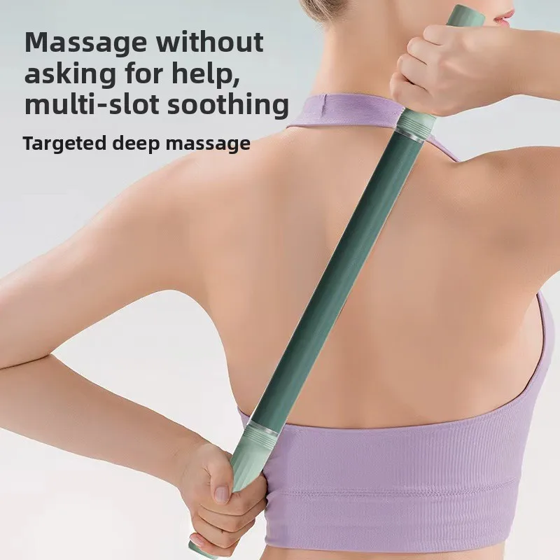 Massage Stick Portable Roller, Handheld, Deep Tissue Foam Roller, Body Massage and Myofascial Release Tool for Legs, Neck, Calve