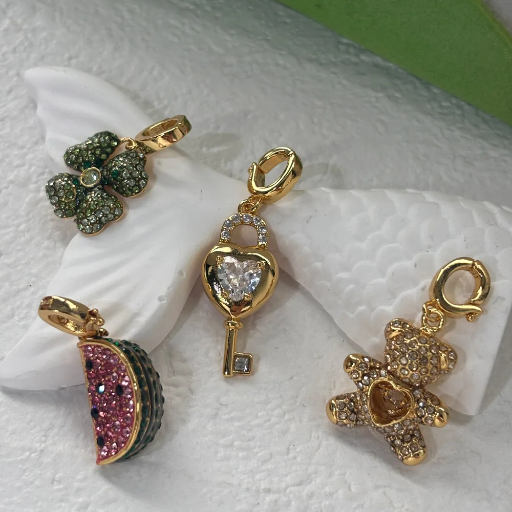 Original 2026 Trendy Fine Jewelry Set for Women Charms Blue Jumping Crystal Little Bear Party Accessories Romantic Gifts view 3