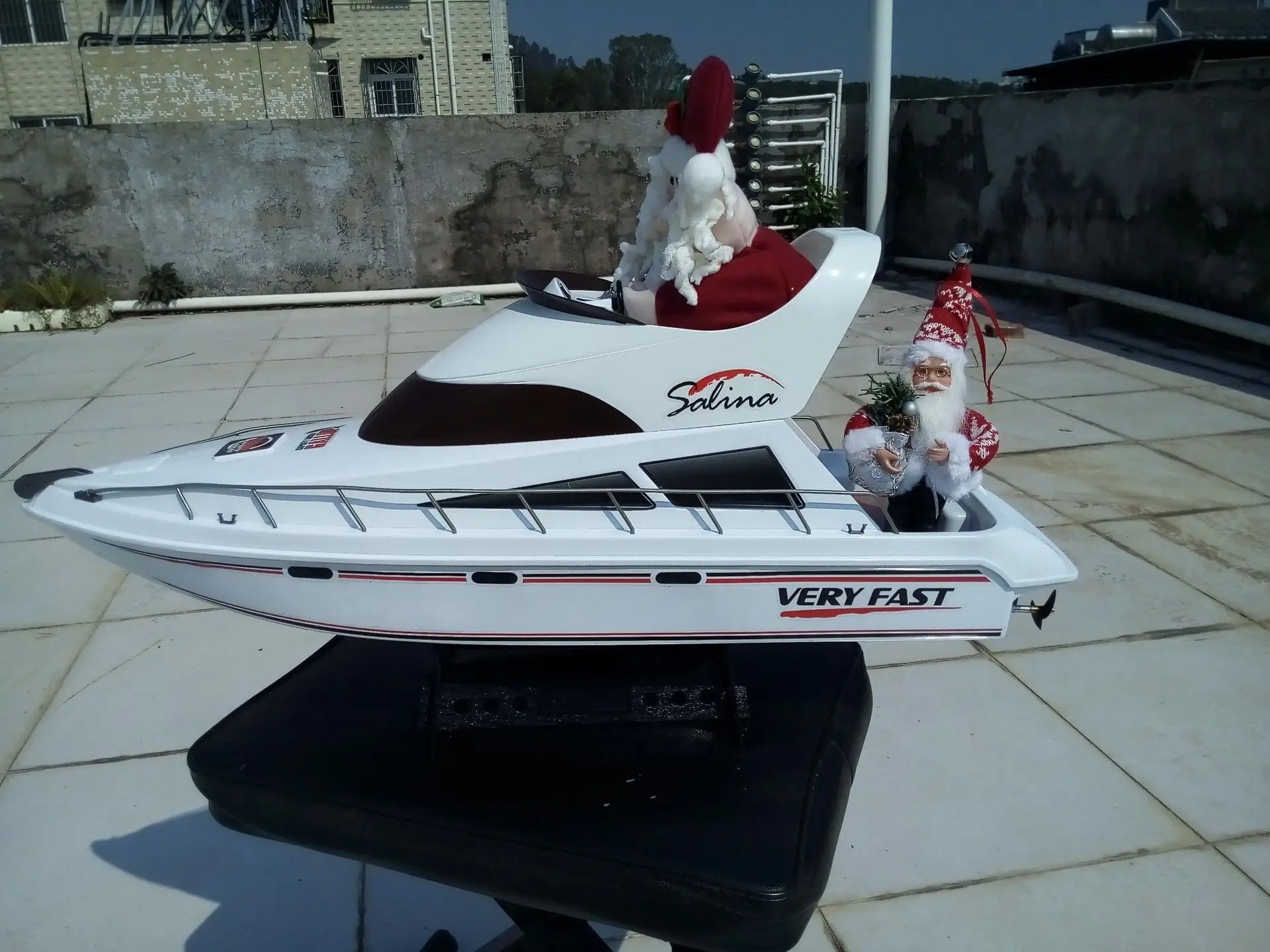 Remote Control Speedboat 3867 Luxury Version Yacht Henglong High-Speed Remote Control Boat Model Children's Outdoor Toy Gift