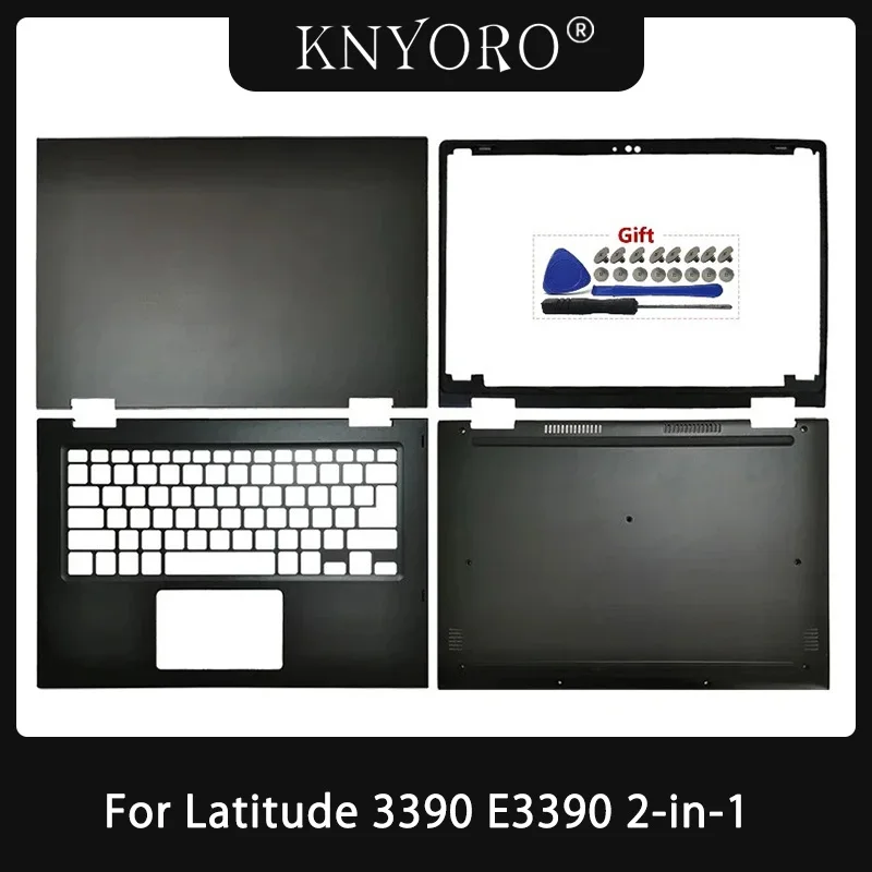 

New For Latitude 3390 E3390 2-in-1 Laptop LCD Back Cover Front Bezel Frame Palmrest Bottom Case Notebook PC Case Accessories