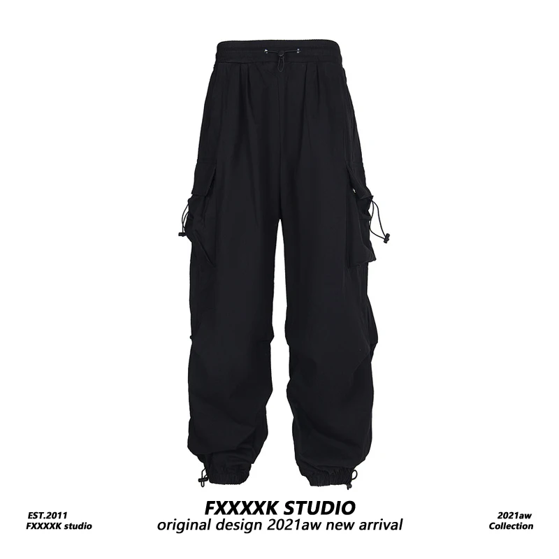 

FXK Original American Retro Work Pants Men Women Spring Summer Casual Trousers Cuffed Long Pants ex Paratrooper Sle